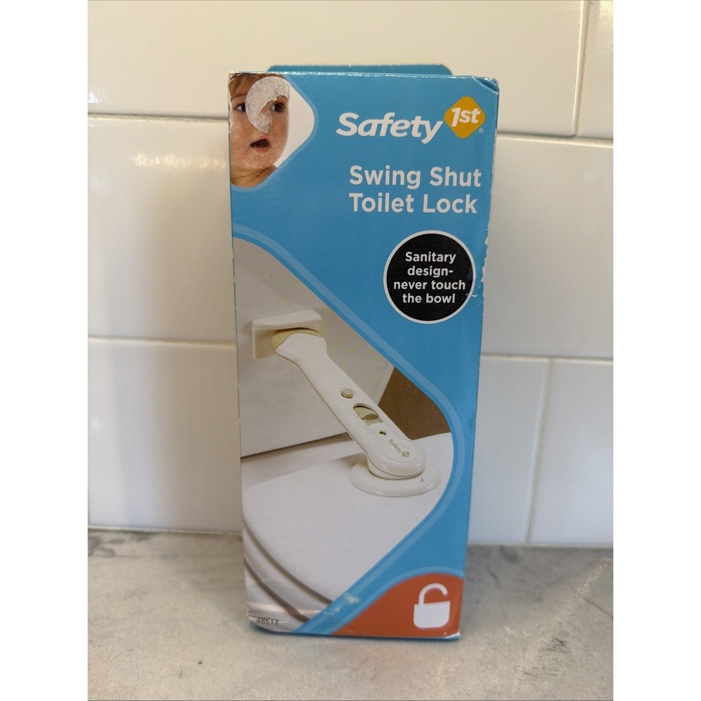 Safety 1st‎ Swing Shut Toilet Lock 48517  Baby Proof Hygienic New